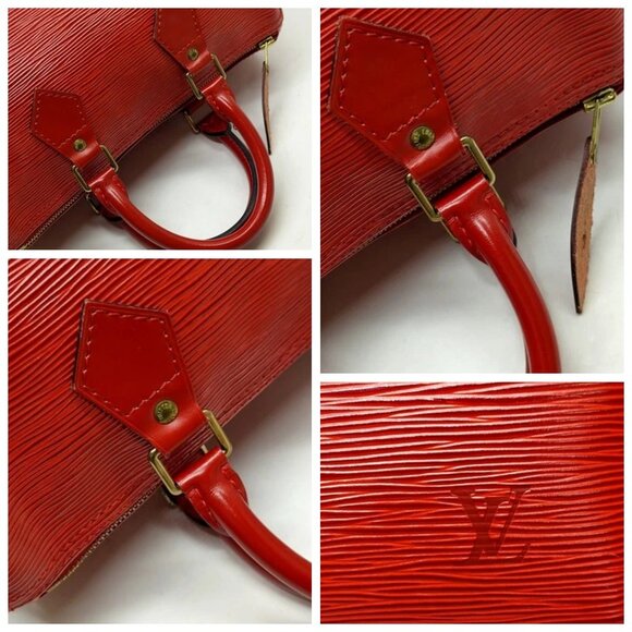 Louis Vuitton LV Hand Bag Speedy 25 Reds Epi 650-052625 - Picture 7 of 13